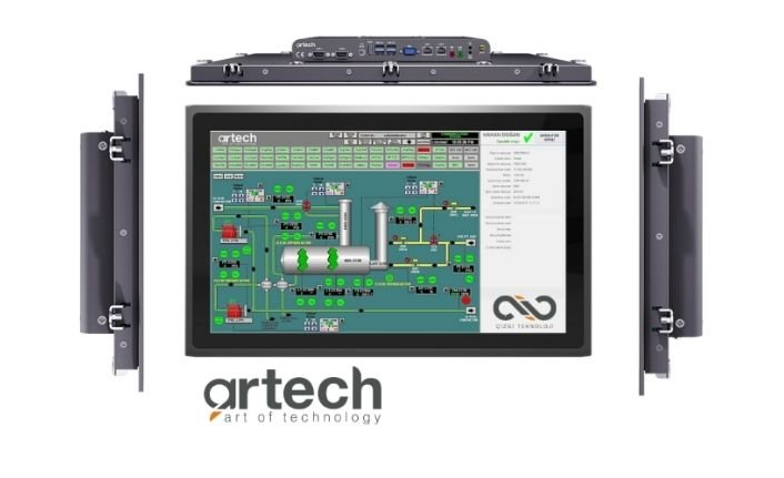 Endüstriyel Panel Bilgisayarlar üretim tesisleri, fabrikalar gibi zorlu ve ağır