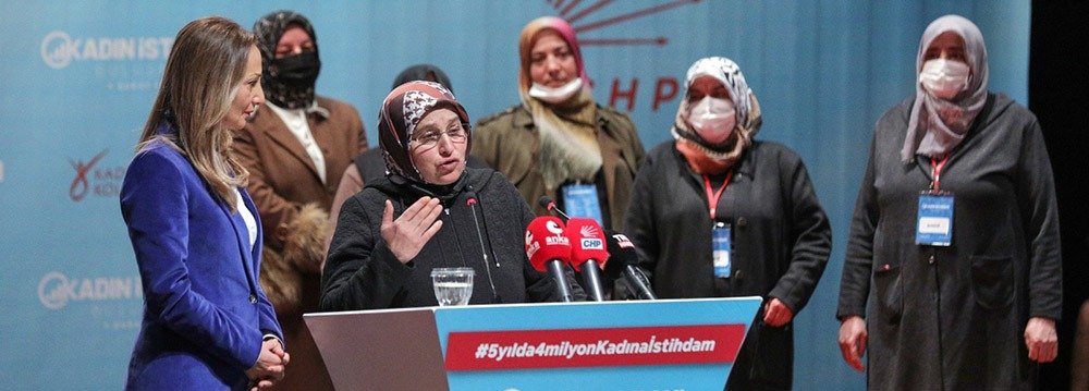 CHP Genel Merkez Kadın Kolları’nın düzenlediği Kadın İstihdamı Buluşması’nda Türkiye’nin