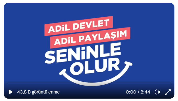 Saadet Partisi tarafından paylaşılan videoda, “Özgürlük adına zincirleri kırmanın, hak