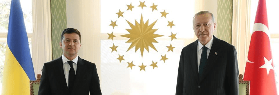 Cumhurbaşkanı Recep Tayyip Erdoğan, Ukrayna Devlet Başkanı Volodimir Zelenskiy ile