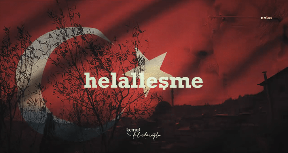 CHP'nin sosyal medya hesabından "Helalleşme yolculuğu başlıyor" etiketiyle bir video