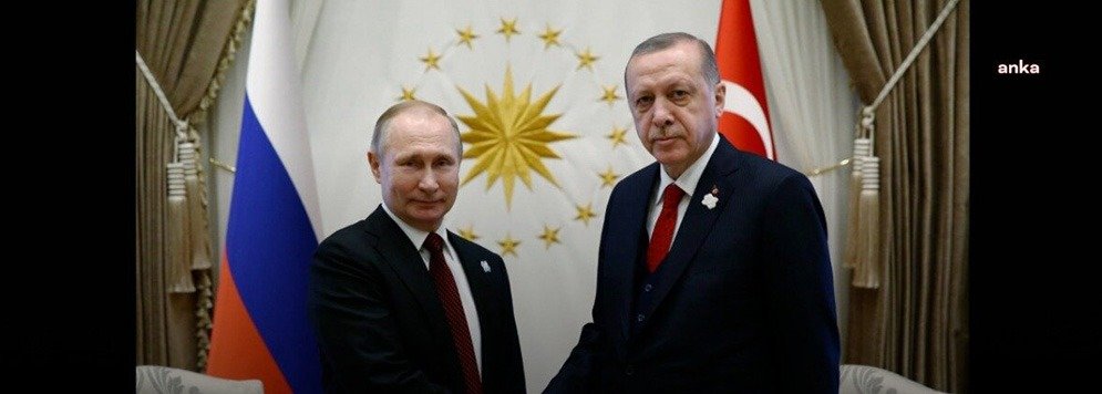 Cumhurbaşkanı Recep Tayyip Erdoğan, Rusya Devlet Başkanı Vladimir Putin ile