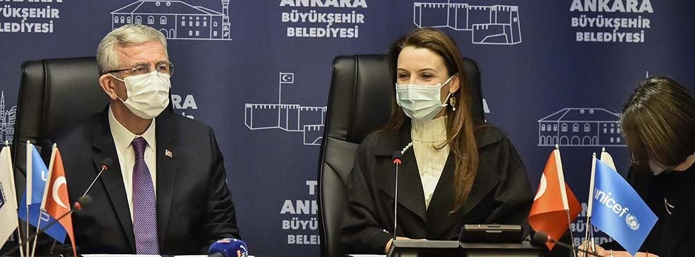 Ankara Büyükşehir Belediyesi (ABB) ile Birleşmiş Milletler Uluslararası Çocuklara Acil