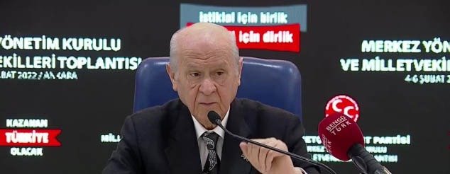 MHP Genel Başkanı Devlet Bahçeli, Avrupa Birliği Bakanlar Konseyi’nin Osman