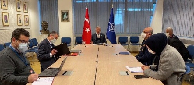 Milli Savunma Bakanı Hulusi Akar, Rusya ile Ukrayna arasında yaşanan