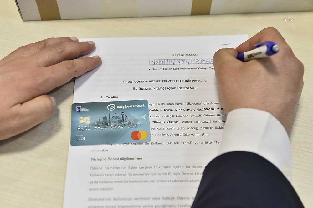 Ankara Büyükşehir Belediyesi tarafından dağıtımına başlanan Başkent Kartlara, bugüne kadar