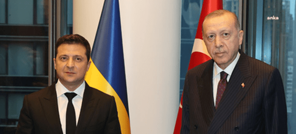 Cumhurbaşkanı Recep Tayyip Erdoğan, Ukrayna Devlet Başkanı Volodimir Zelenski ile
