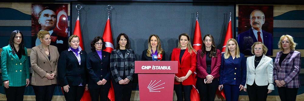 CHP Kadın Kolları Genel Başkanı Aylin Nazlıaka, 8 Mart Dünya