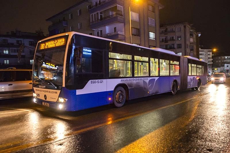 Pandemi döneminde yaşanan yolcu sayısındaki azalma nedeniyle gece yolcu servis