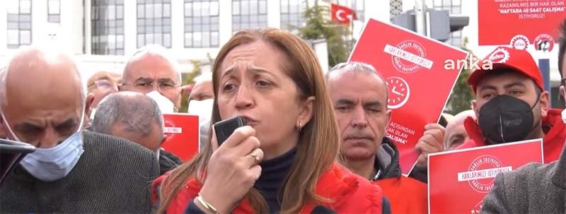 DİSK Genel Başkanı Arzu Çerkezoğlu, "Derhal Asgari Ücret Tespit Komisyonu