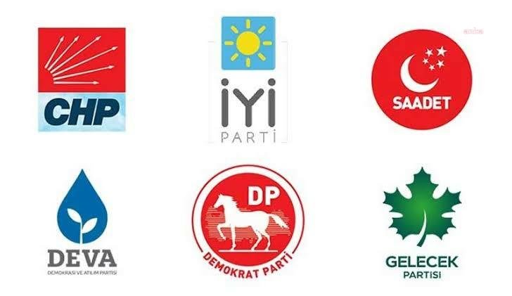 Güçlendirilmiş parlamenter sistemin ana ilkelerinde mutabakata varan altı muhalefet partisinin