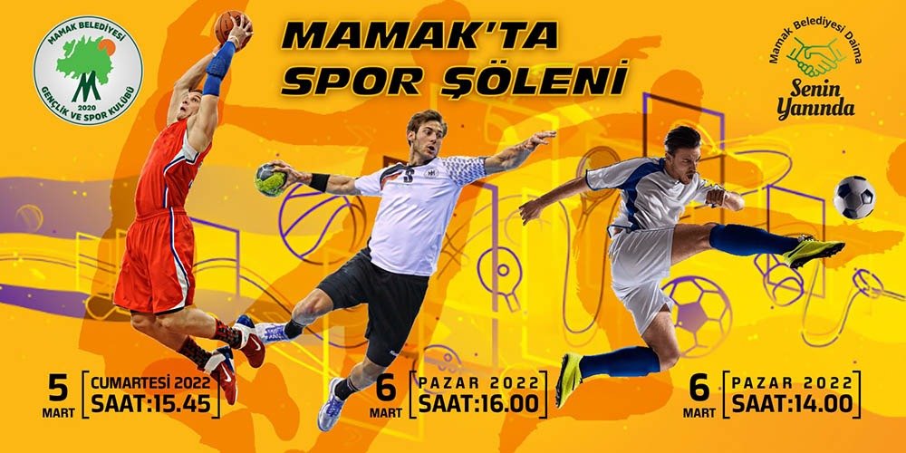 Mamakta’ta üç günde üç spor karşılaşması… Futbol, basketbol ve hentbol
