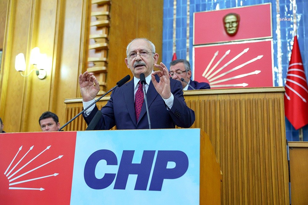 CHP Genel Başkanı Kemal Kılıçdaroğlu, bugünkü grup toplantısında farklı bir