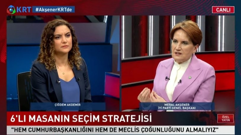 İYİ Parti Genel Başkanı Meral Akşener, Millet İttifakı'nın adayının kim