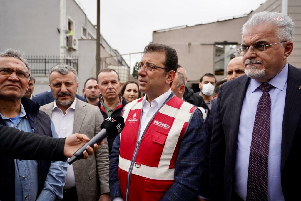 Ekrem İmamoğlu Tuzla’da Yanan Fabrikada İnceleme Yaptı İstanbul Büyükşehir Belediye (İBB) Başkanı Ekrem İmamoğlu, Tuzla’da yanan boya