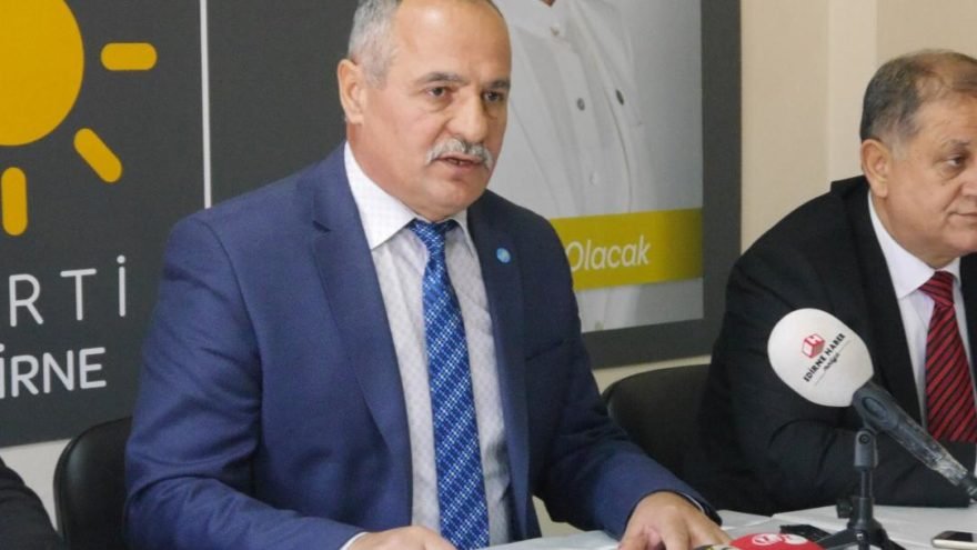İYİ Parti Edirne İl Başkanı Ekrem Demir, son dönemde fahiş
