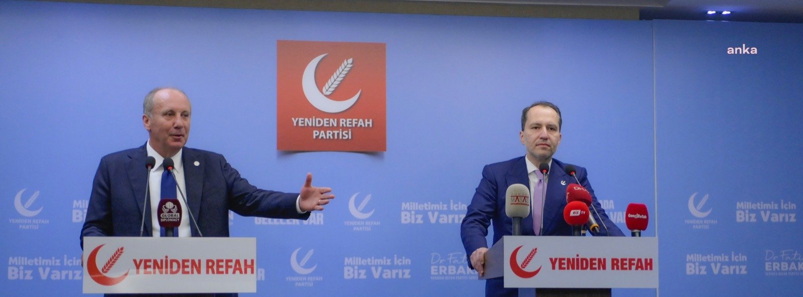 Memleket Partisi Genel Başkanı Muharrem İnce, Yeniden Refah Partisi Genel