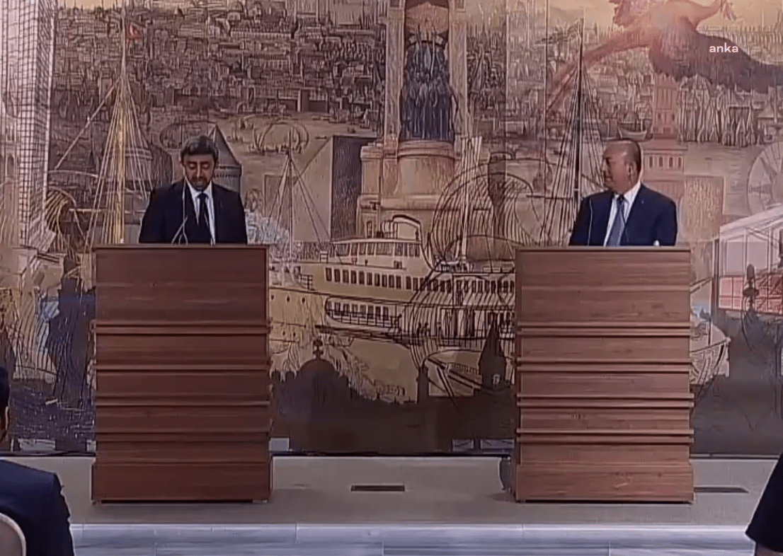 Dışişleri Bakanı Mevlüt Çavuşoğlu, Birleşik Arap Emirlikleri Dışişleri Bakanı Abdullah