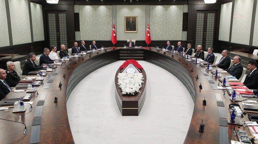 Milli Güvenlik Kurulu (MGK), Cumhurbaşkanı Recep Tayyip Erdoğan başkanlığında toplandı.