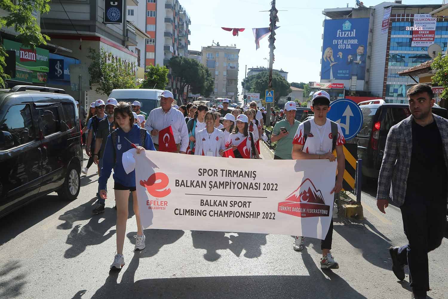 Spor Tırmanış 2022 Balkan Şampiyonası, Efeler’de Başladı Efeler Belediyesi ile Türkiye Dağcılık Federasyonu iş birliği ile düzenlenen