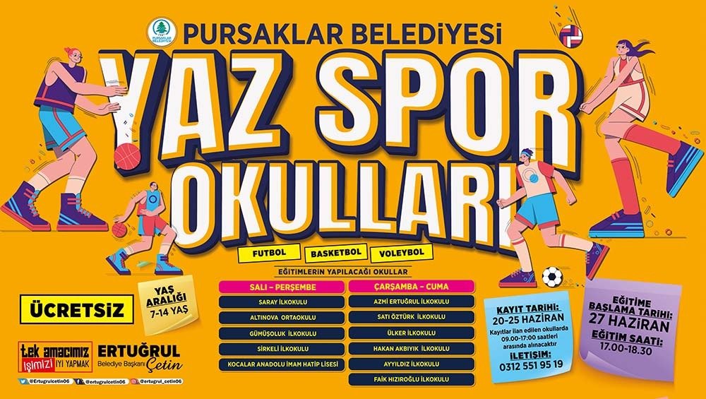 Spora ve sporculara verdiği destekle büyük takdir kazanan Pursaklar Belediyesi,