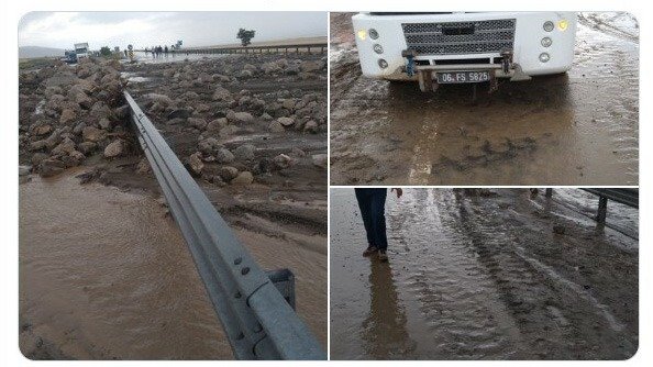 Ankara Büyükşehir Belediyesi, Şeferlikoçhisar’da Kapanan Karayolunun Açılması İçin Destek Verdiğini Duyurdu Ankara Büyükşehir Belediyesi, “Ankara Şereflikoçhisar'da gerçekleşen yoğun yağış ve meydana