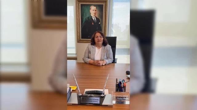 İYİ Parti Kadın Kolları Politikaları Başkanı Ünzile Yüksel, Pınar Gültekin’i