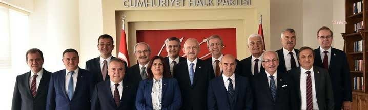 CHP’li 11 büyükşehir belediye başkanının imzasıyla bugün yapılan açıklamada, Türkiye
