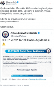 Bakan Soylu’dan Alevi Kurumlarina Yapilan Saldiri Hakkinda Aciklama: “Bu Provokasyon, Her Yonuyle Sorusturulmaktadir”