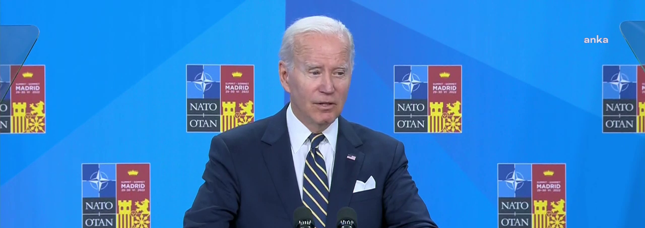 ABD Başkanı Joe Biden, Madrid’de düzenlenen NATO Zirvesi sonrasında yaptığı