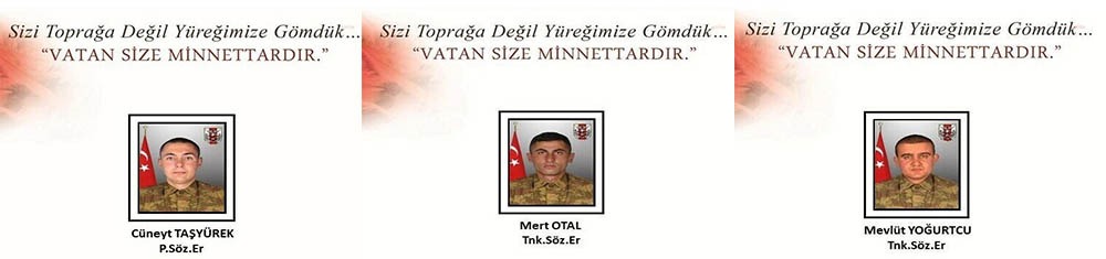Milli Savunma Bakanlığı (MSB), Pençe-Kilit Pençe 1-2 Harekât bölgesinde arama-tarama