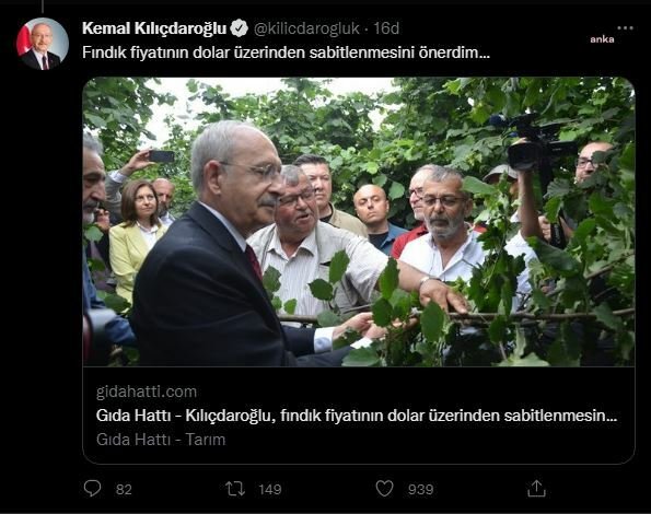 CHP Genel Başkanı Kemal Kılıçdaroğlu, Cumhurbaşkanı Recep Tayyip Erdoğan’ın Ordu’da