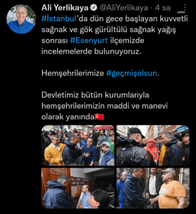 Istanbul Valisi Yerlikaya Esenyurt’ta Incelemede Bulundu