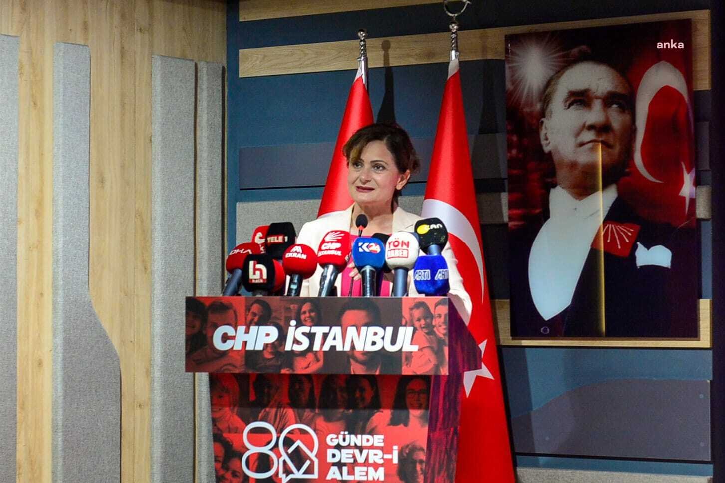 CHP İstanbul İl Başkanı Canan Kaftancıoğlu, partisinin '80 Günde Devr-i