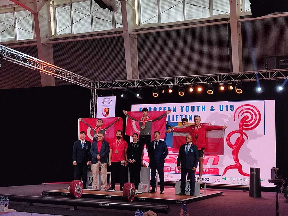 Pursaklar Belediye Spor Kulübü sporcularından Emre Kartal, Yıldızlar U15 Avrupa