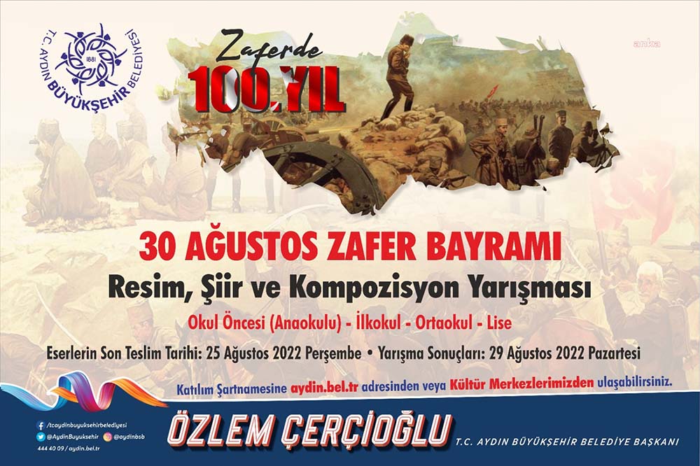 Aydın Büyükşehir Belediyesi, Büyük Taarruz‘un 100. yıl dönümü dolayısıyla Aydın’daki