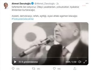 Davutoglu: Seferberlik Ilan Ediyoruz. Ulkeyi Yasaklardan, Yolsuzluktan, Liyakatsiz Iktidardan Kurtaracagiz