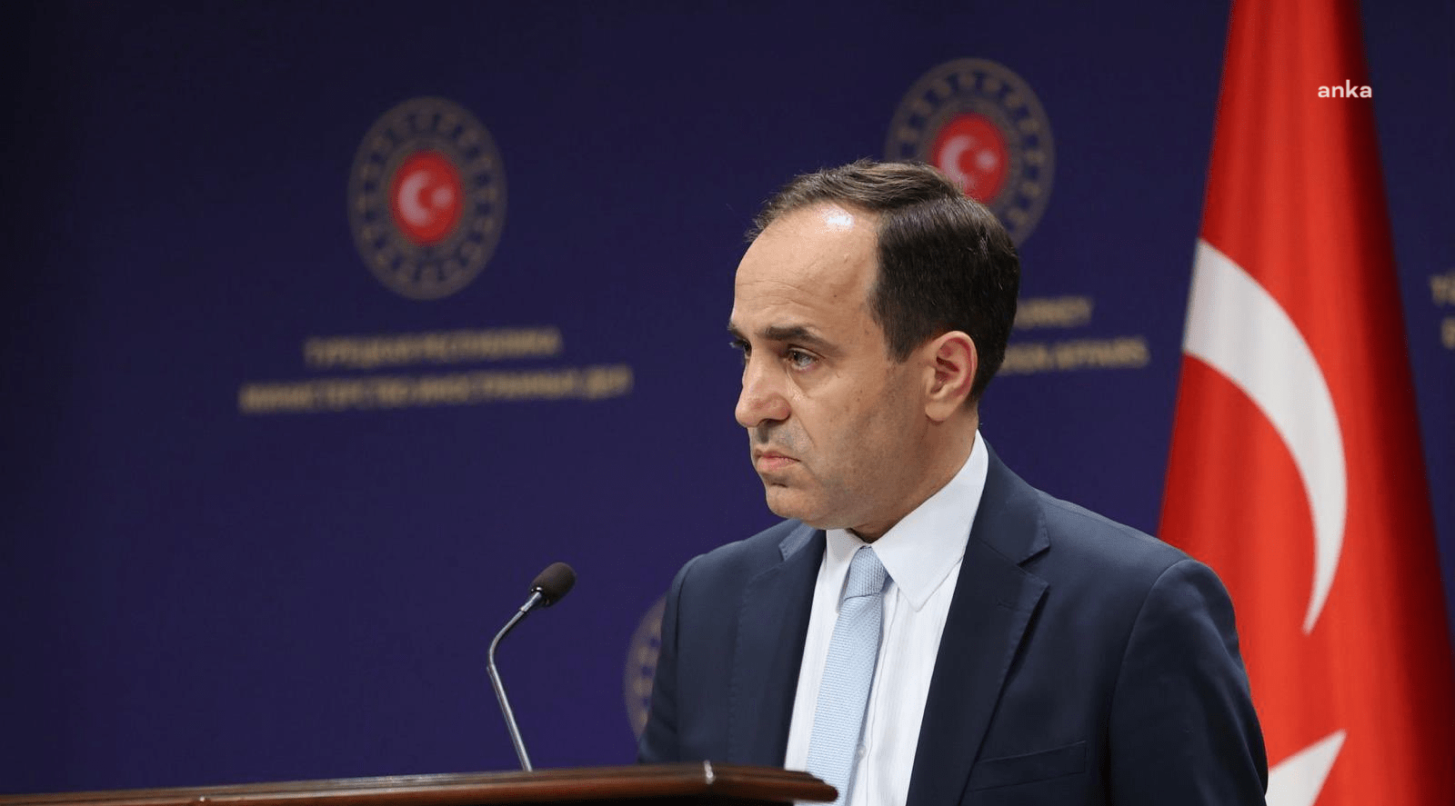 Dışişleri Bakanlığı Sözcüsü Tanju Bilgiç, Fransa Cumhurbaşkanı Emmanuel Macron’un dün
