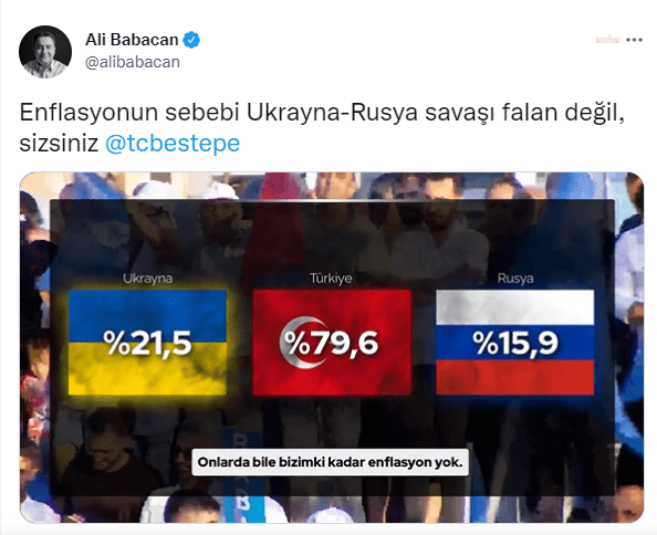 Demokrasi ve Atılım (DEVA) Partisi Genel Başkanı Ali Babacan, iktidarın
