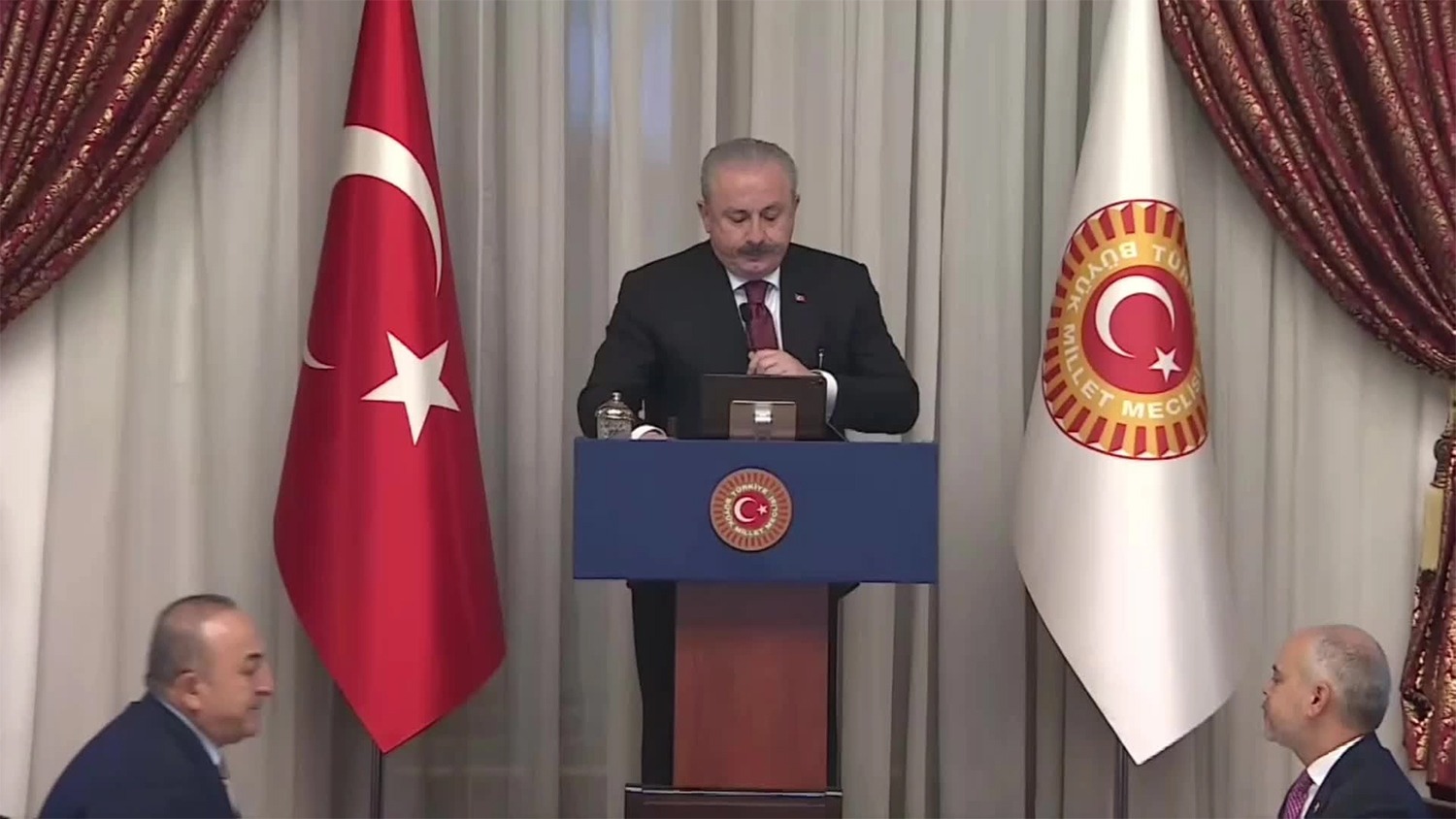 TBMM Başkanı Mustafa Şentop, Büyükelçiler Konferansı için Ankara’da bulunan büyükelçilere;