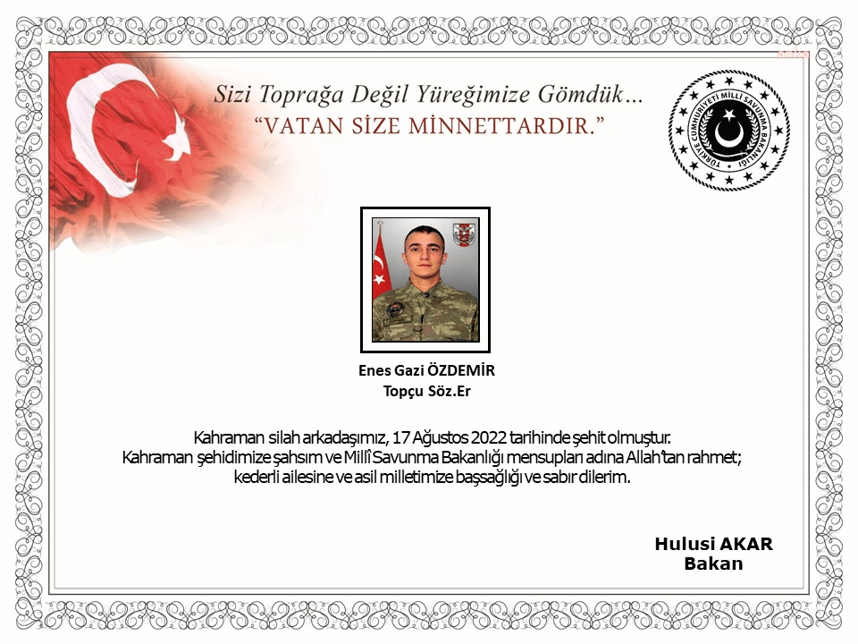 Milli Savunma Bakanlığı (MSB), Şanlıurfa’nın Birecik ilçesindeki Çiçekalan Hudut Karakolu’na