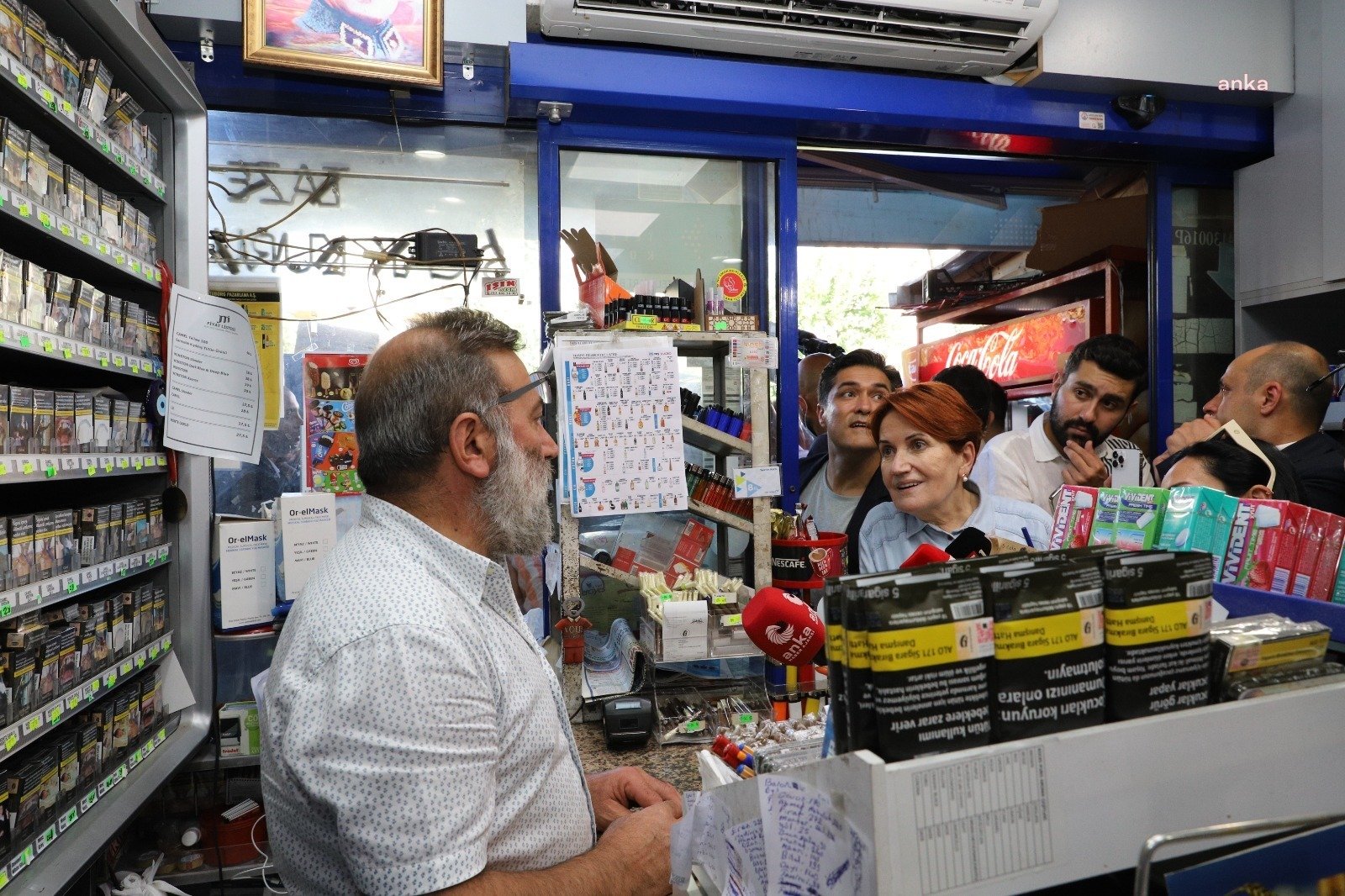 İYİ Parti Genel Başkanı Meral Akşener’in İstanbul’un Güngören ilçesinde ziyaret