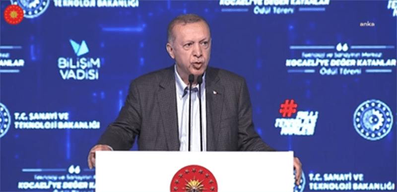 Cumhurbaşkanı Recep Tayyip Erdoğan, “Bu ülke toplu iğne üretemiyordu. İnsansız