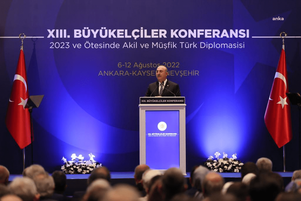 Dışişleri Bakanı Mevlüt Çavuşoğlu, 13. Büyükelçiler Konferansı'nın Ankara’da düzenlenen açılış