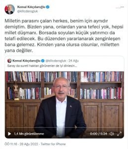 Kilicdaroglu: Bu duzenden yararlanarak zenginlesen bana gelemez