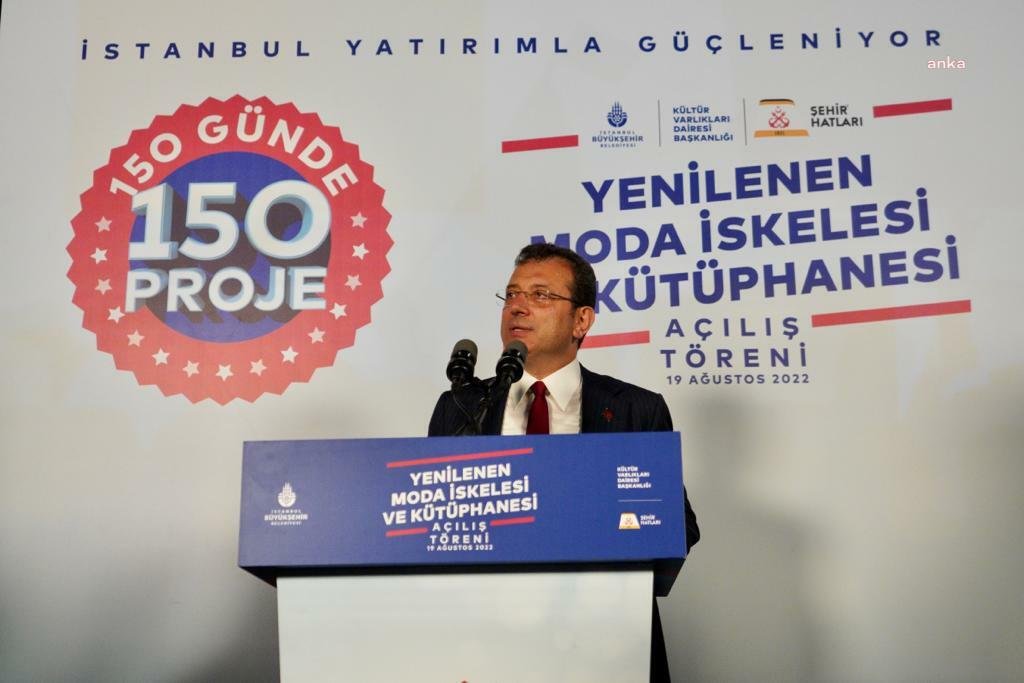 İstanbul Büyükşehir Belediyesi (İBB), Moda İskelesi’ndeki restorasyon çalışmalarını tamamladı. Törene