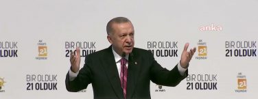 Cumhurbaşkanı Erdoğan, AK Parti 21. Kuruluş Yıl Dönümü Programı’nda Konuştu