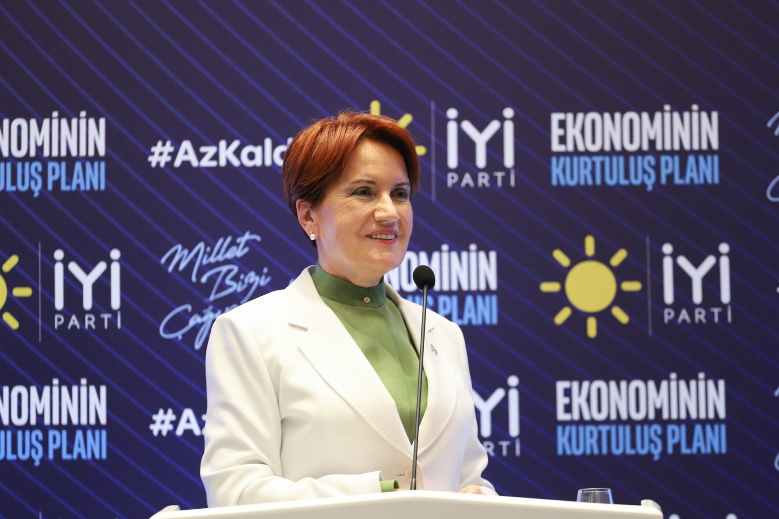 İYİ Parti Genel Başkanı Meral Akşener, Cumhurbaşkanı Recep Tayyip Erdoğan’ın