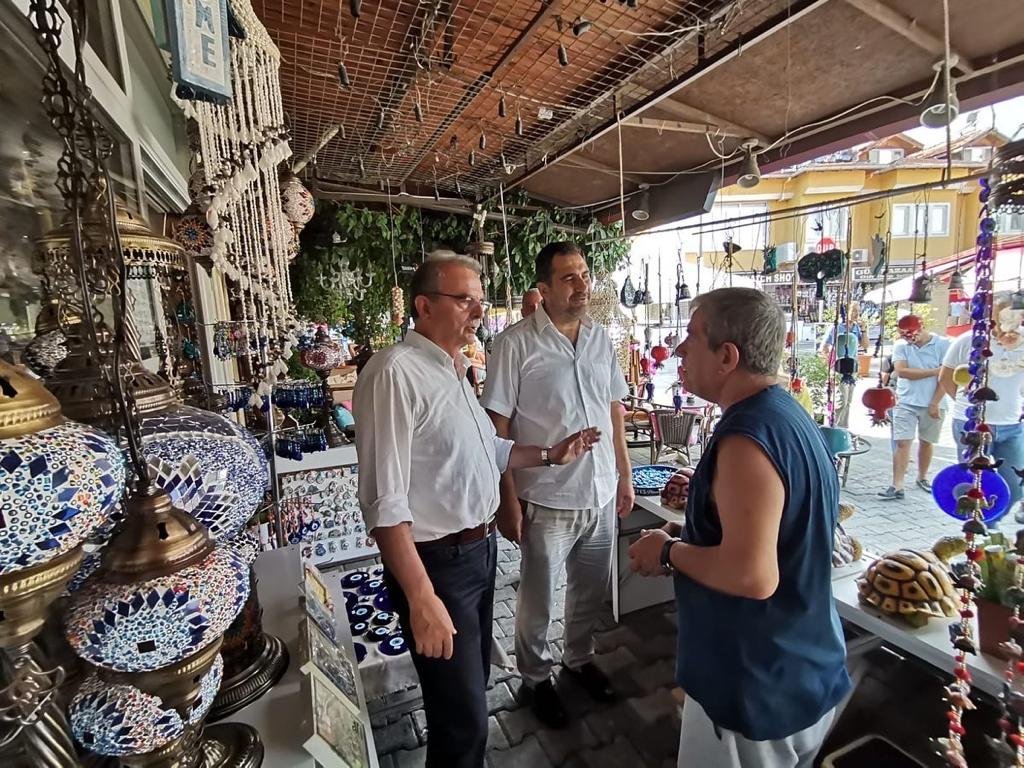 CHP Muğla Milletvekili Süleyman Girgin, CHP Ortaca İlçe Başkanı Evren