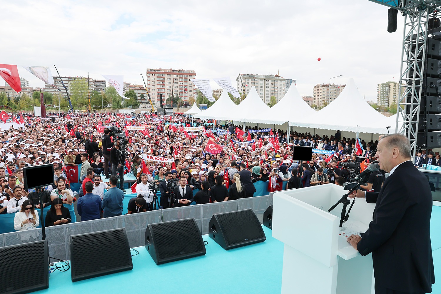 Cumhurbaşkanı Recep Tayyip Erdoğan, Etlik Şehir Hastanesi’nin açılış töreninde, “Bundan